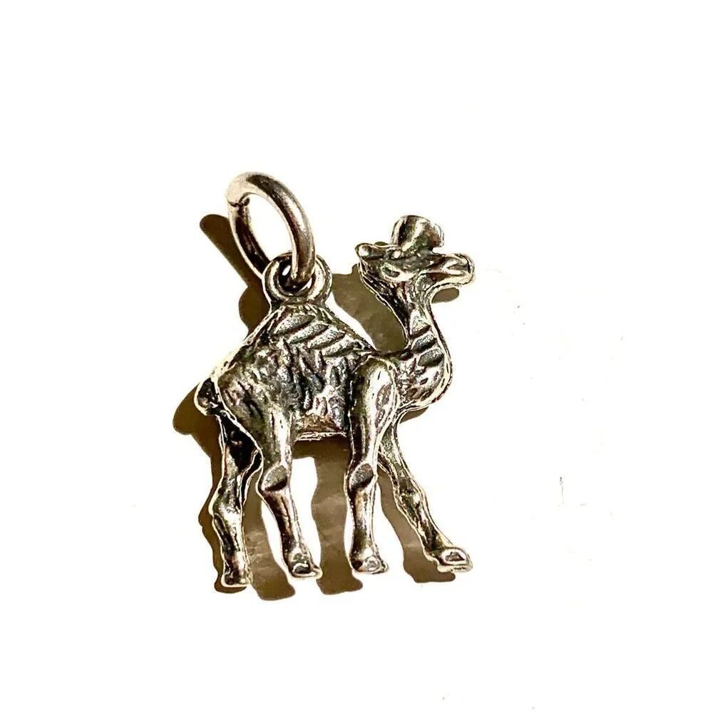 Camel Sterling Silver Jewelry Charm #zoo #animal